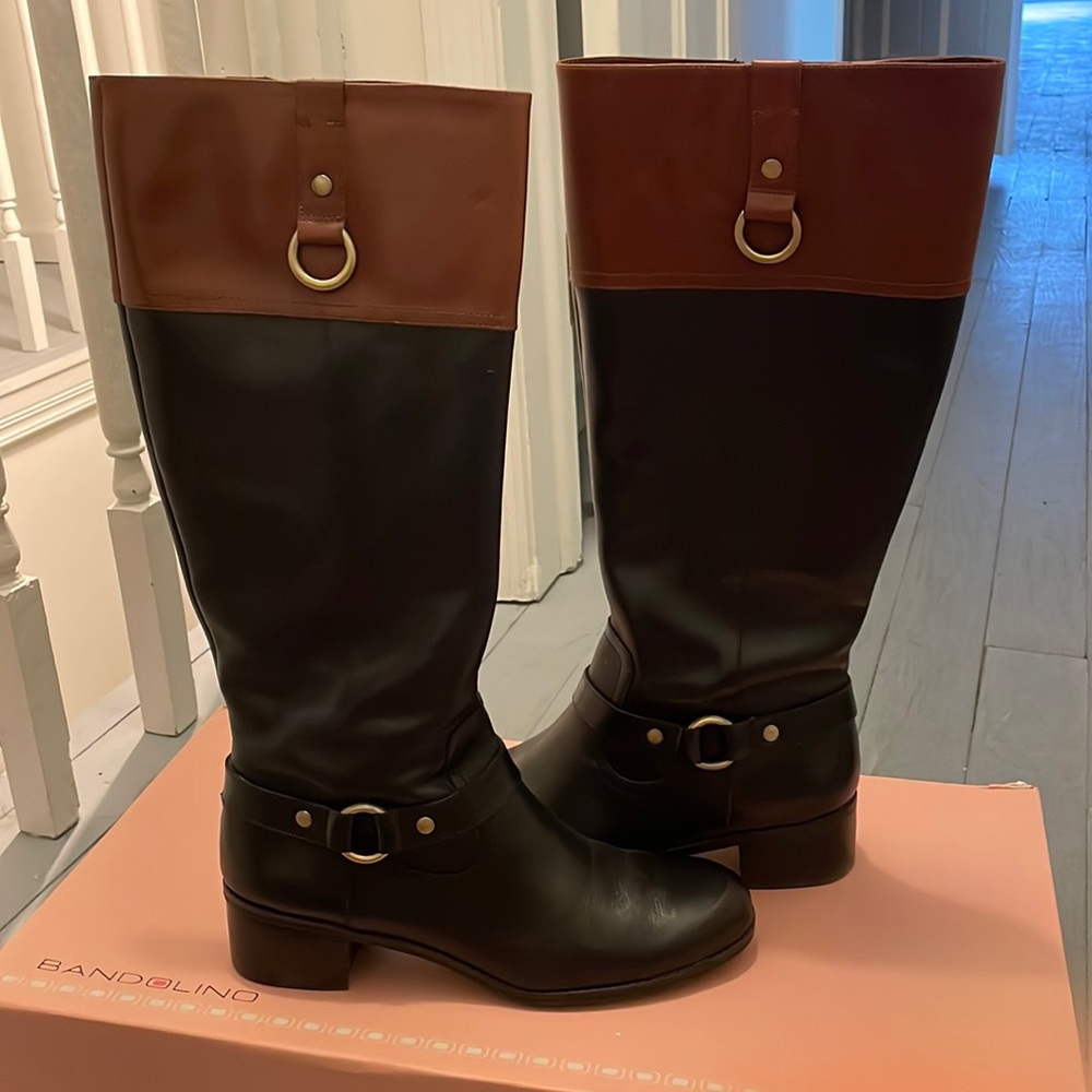 LIKE NEW Bandolino Leather Riding Boots